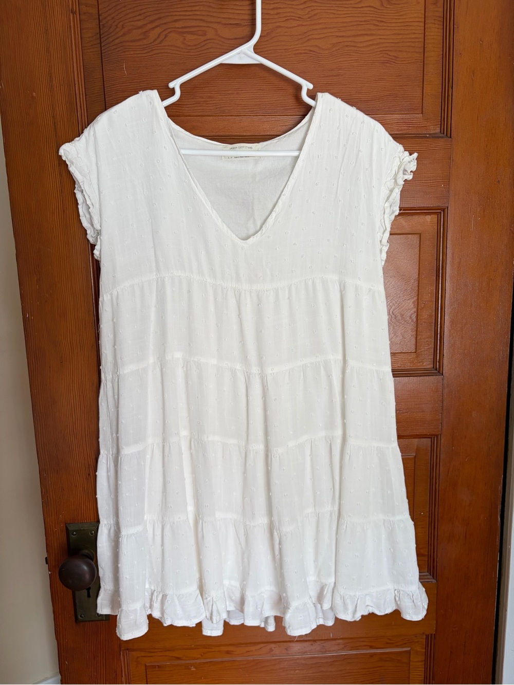 Urban Outfitters small cottagecore babydoll dress women’s white mini